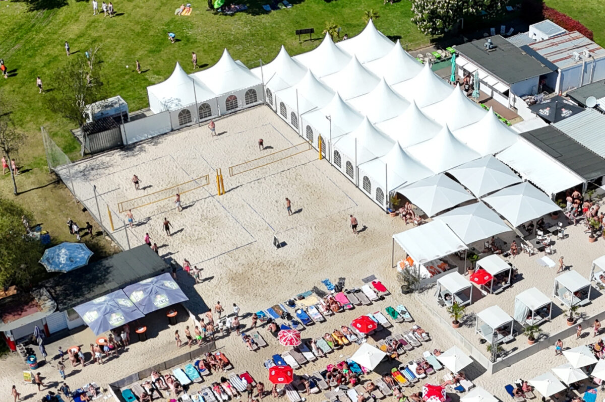 Beachvolleyballnetz