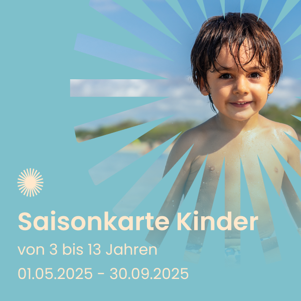 Saisonkarte Kinder von 3 bis 13 Jahren